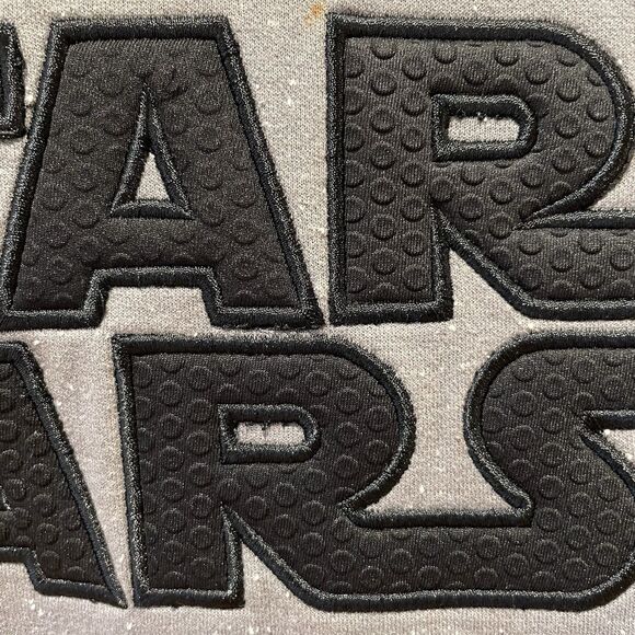 Star Wars Gray Hoodie Sweatshirt Boys Size Large Long Sleeve Pullover Logo Kids - Picture 2 of 6